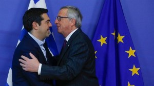Tsipras Juncker