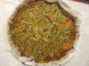 Clafoutis albicocche e pesche