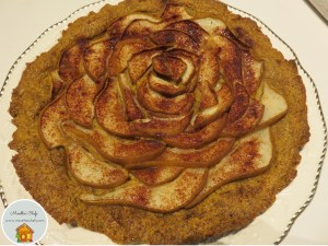 Crostata di pere con frolla di mais
